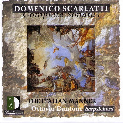 the album cover for Scarlatti / Dantone - Sonatas 2: 16 Sonatas For Harpsichord