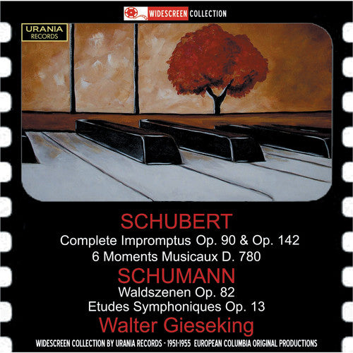 the album cover for F Schubert / Gieseking,Walter - Gieseking Plays Schubert & Schumann