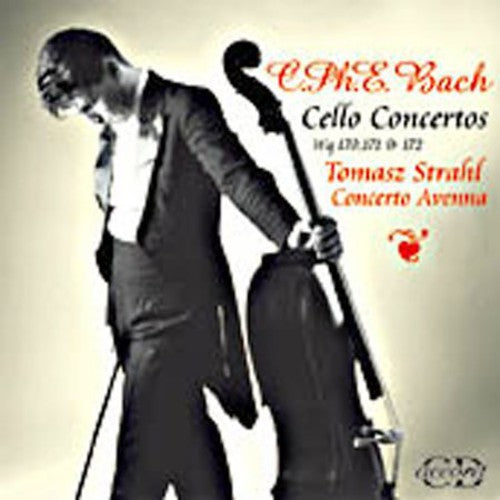 the album cover for C.P.E. Bach - Cello Concertos Wq 170 171 & 172
