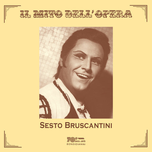 the album cover for Domenico Cimarosa / Bruscantini,Sesto - Sesto Bruscantini