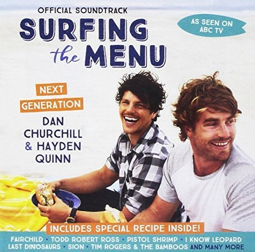 the album cover for Surfing The Menu / Various Aus - Surfing The Menu / Various