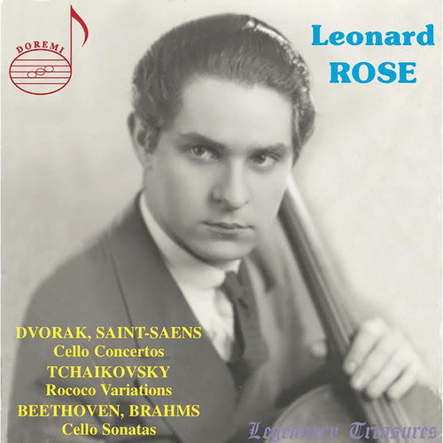 the album cover for Leonard Rose - Cello Concertos