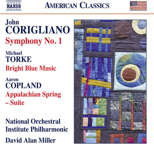the album cover for David Miller Alan - Corigliano: Symphony No. 1