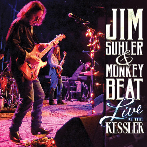 the album cover for Jim Suhler / Monkey Beat - Live At The Kessler