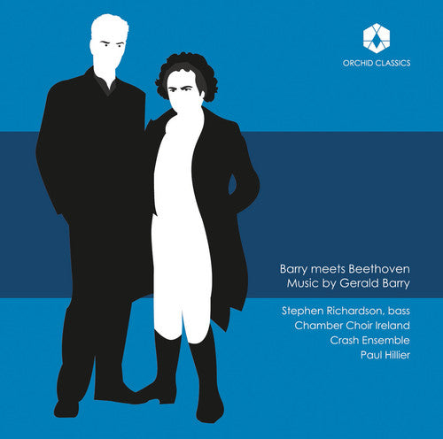 the album cover for Gerald Barry / Richardson,Stephen / Hillier,Paul - Barry Meets Beethoven