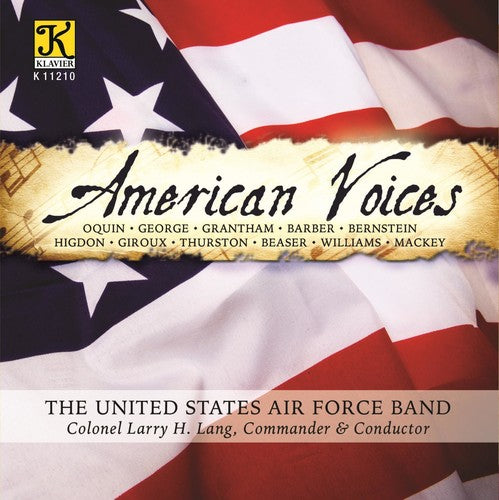 the album cover for United States Air Force Band - American Voices