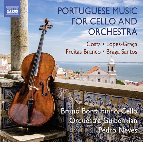 the album cover for L Costa / Borralhinho,Bruno / Neves,Pedro - Portuguese Music For Cello & Orchestra
