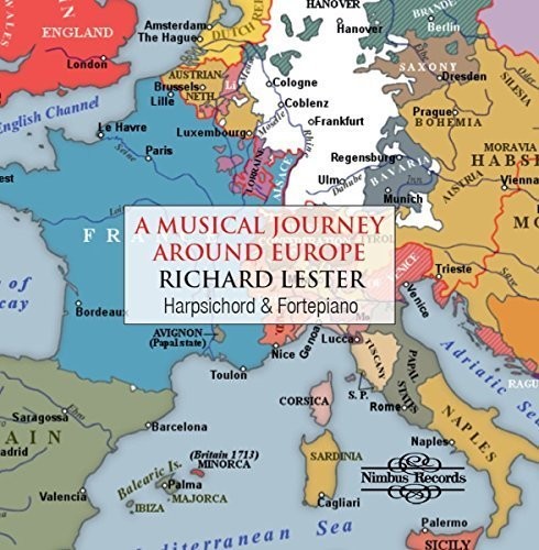 the album cover for J Bach S / Lester,Richard / Lester,Elizabeth - Musical Journey Around Europe