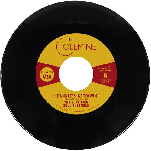 the album cover for Sure Fire Soul Ensemble - Jeannie's Getdown / A Message From The Meters