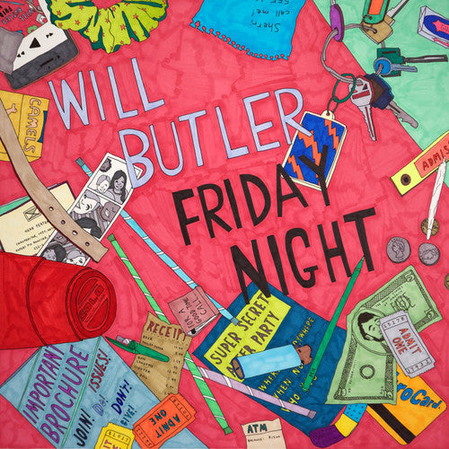 the album cover for Will Butler - Friday Night [Vinyl]