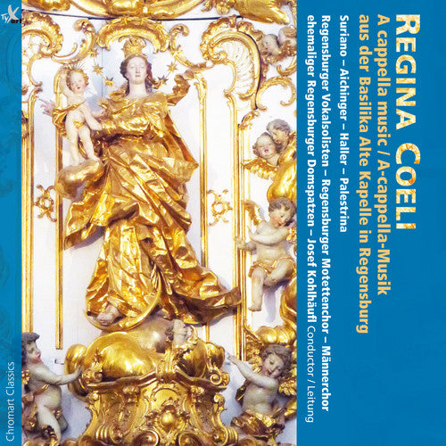 the album cover for G Aichinger / Regensburger Vokalsolisten - Regina Coelo