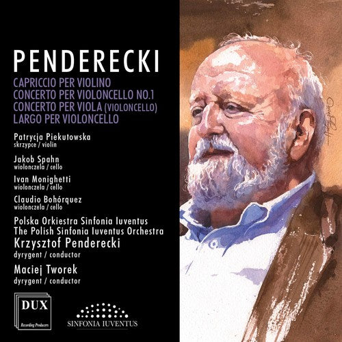 the album cover for Penderecki / Piekutowska / Spahn / Monighetti - Concertos For String Instruments And Orchestra