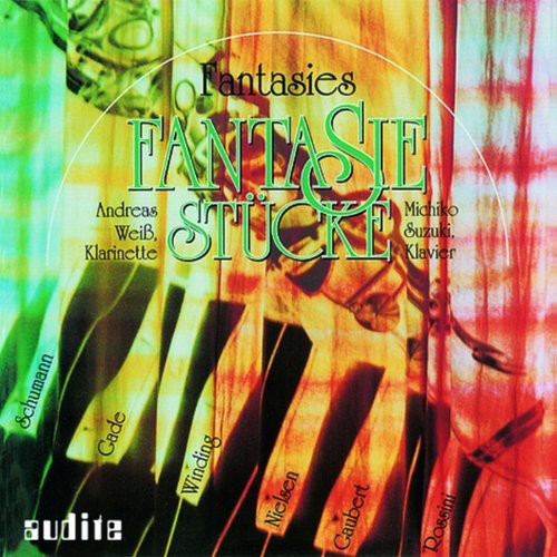 the album cover for Weiss/Suzuki - Fantasies for Clarinet & Piano