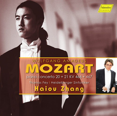 the album cover for Mozart / Zhang / Sinfoniker / Frey - Mozart: Piano Concertos Nos. 20 & 21