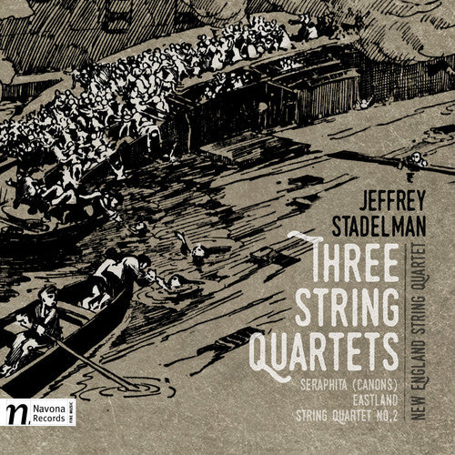 the album cover for Stadelman / New England String Quartet - Jeffrey Stadelman: Three String Quartets