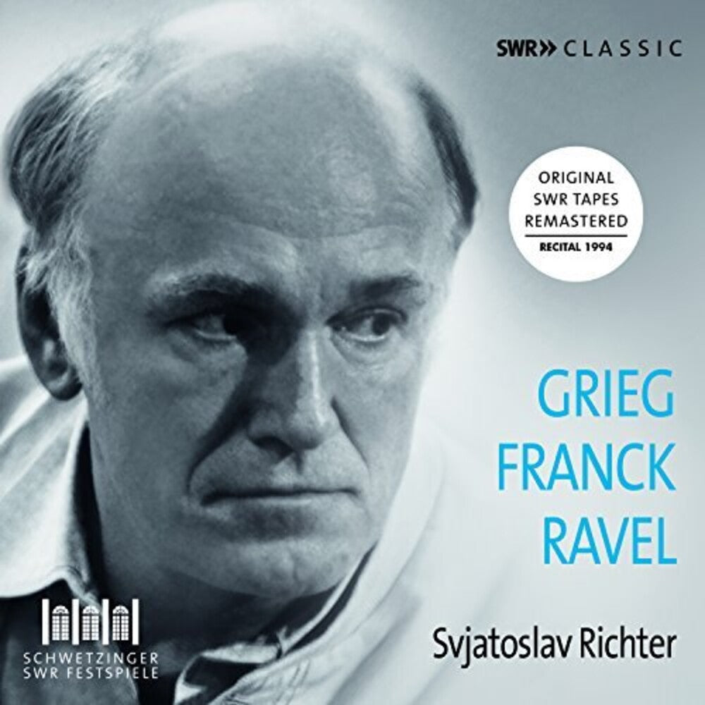 the album cover for Grieg / Franck / Ravel - Piano Recital 1994