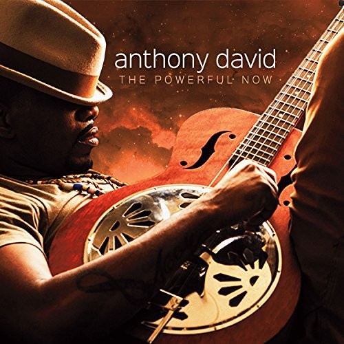 the album cover for Anthony David - Powerful Now