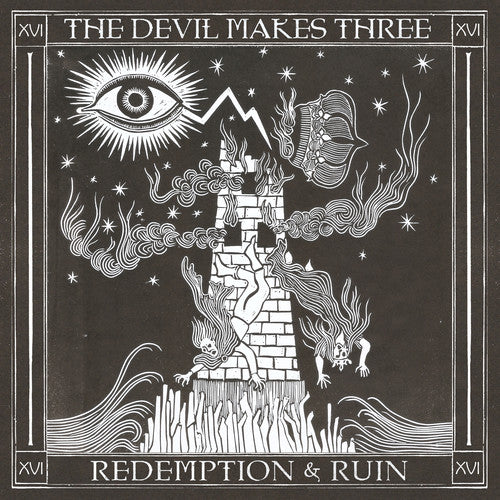 the album cover for The Devil Makes Three - Redemption & Ruin