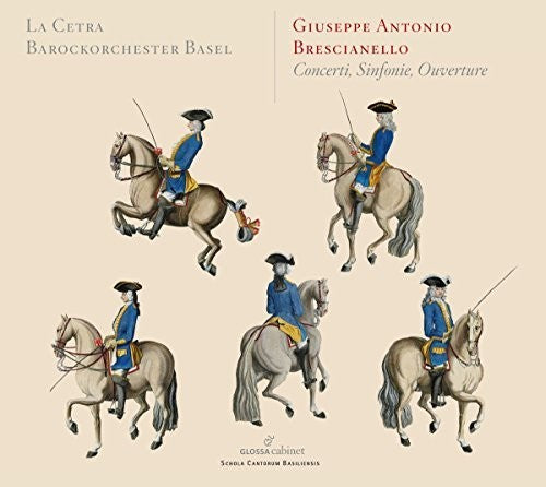 the album cover for Brescianello / Gla Cetra Barockorchester Basel - Giuseppe Antonio Brescianello: Concerti