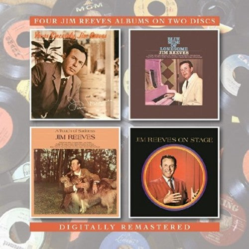 the album cover for Jim Reeves - Yours Sincerely Jim Reeves / Blue Side Of Lonesome