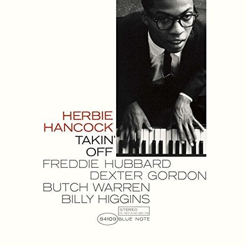 the album cover for Herbie Hancock - Takin Off
