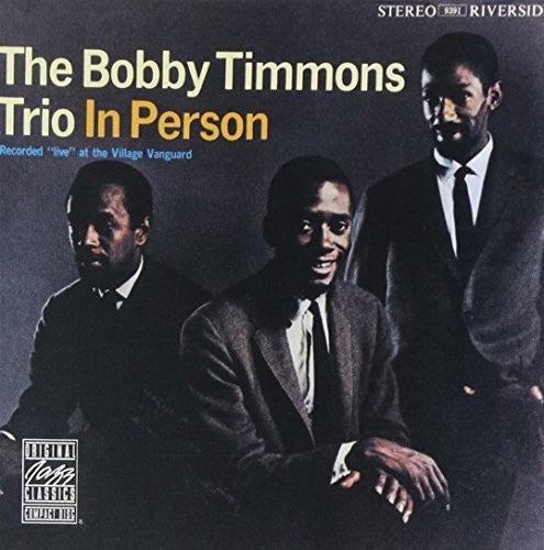 the album cover for Bobby Timmons - Trio In Person