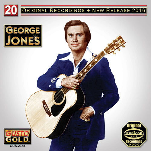 the album cover for George Jones - 20 Original Recordings