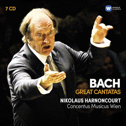 the album cover for Nikolaus Harnoncourt - Bach: Great Cantatas [7CD Box Set]
