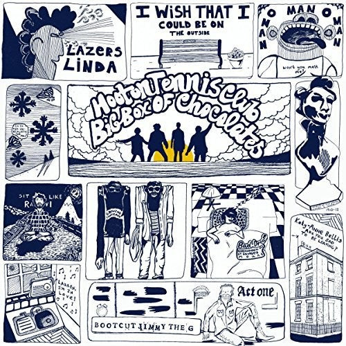 the album cover for Hooton Tennis Club - Big Box Of Chocolates