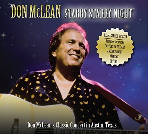 the album cover for Don Mclean - Starry Starry Night: Live In Austin