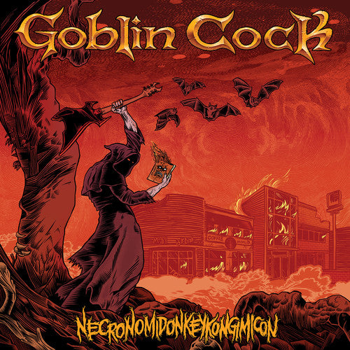 the album cover for Goblin Cock - Necronomidonkeykongimicon