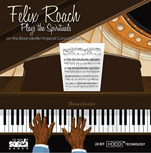 the album cover for Felix Roach - Plays The Spirituals