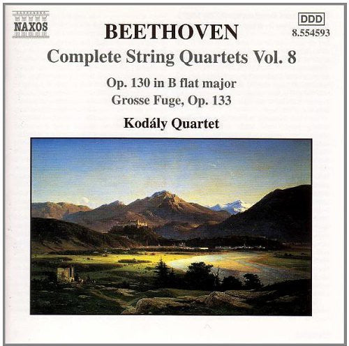 the album cover for Kodaly Quartet - String Quartets 8 / Grosse Fuge
