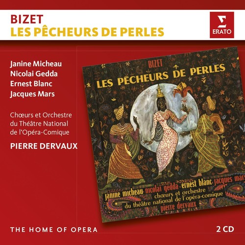 the album cover for Pierre Dervaux - Bizet: Les Pêcheurs de perles [2CD]