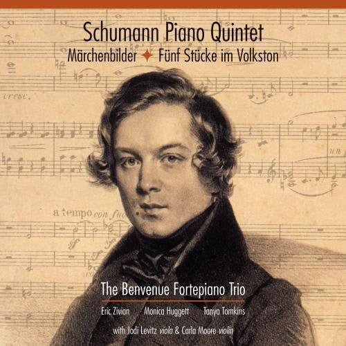 the album cover for Benvenue Fortepiano Trio - Schumann: Piano Quintet