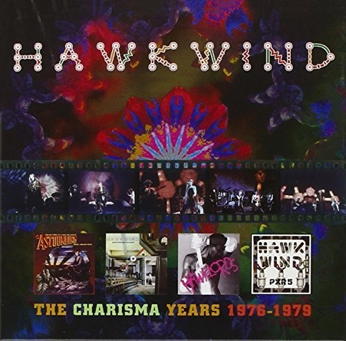 the album cover for Hawkwind - Charisma Years: 1976-1979