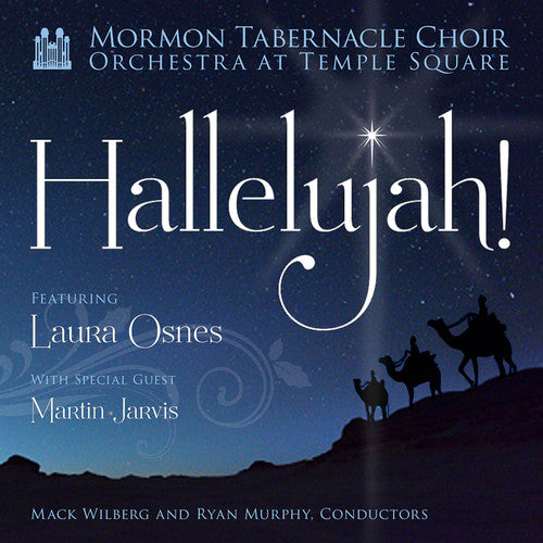 the album cover for Mormon Tabernacle Choir / Laura Osnes - Hallelujah!