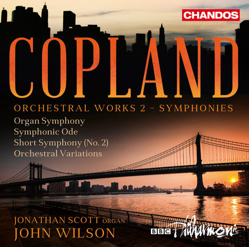 the album cover for J Wilson / Scott,J - Copland: Orchestral Works Vol 2