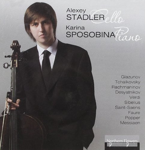 the album cover for Alexey Stadler - Alexey Stadler cello - Karina Sposobina