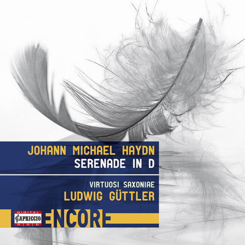 the album cover for Haydn / Saxoniae - J.M. Haydn: Serenade in D