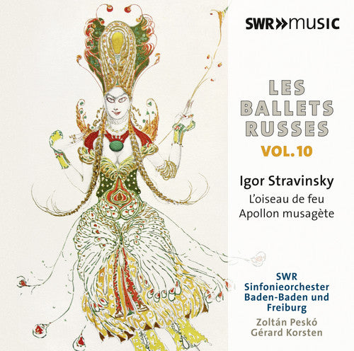 the album cover for Stravinsky / Swr Sinfonieorchester Baden-Baden - Stravinsky: Les Ballets Russes Vol 10
