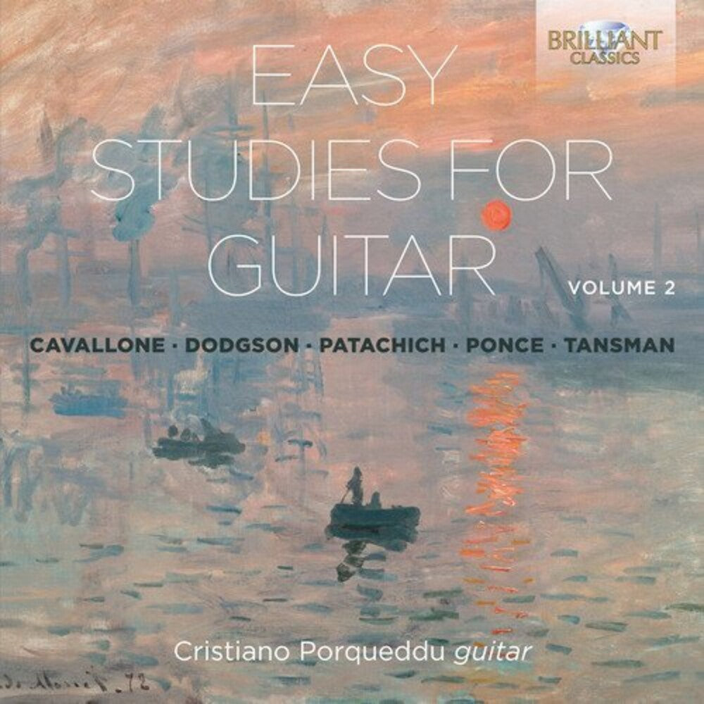the album cover for Cristiano Porqueddu - Easy Studies for Guitar 2
