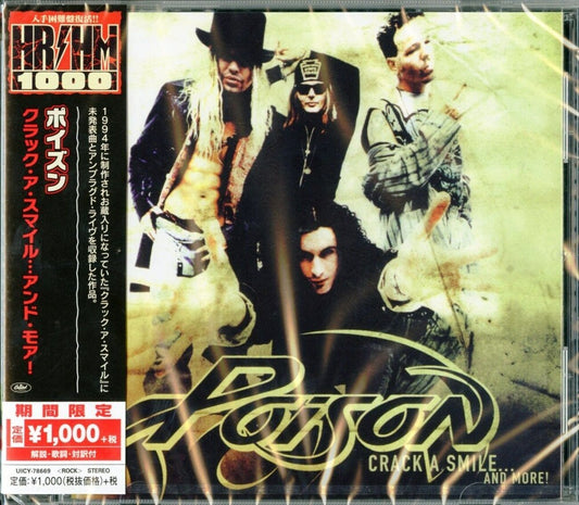 the album cover for Poison - Crack A Smile & More