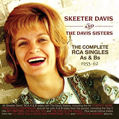 the album cover for Skeeter Davis - Complete Rca Singles As & Bs 1953-62