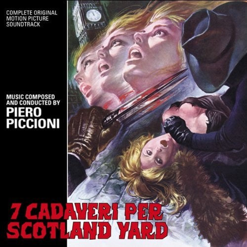 the album cover for Piccioni, Piero - Seven Murders For Scotland Yard (Original Soundtrack)
