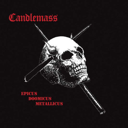 the album cover for Candlemass - Epicus Doomicus Metallicus