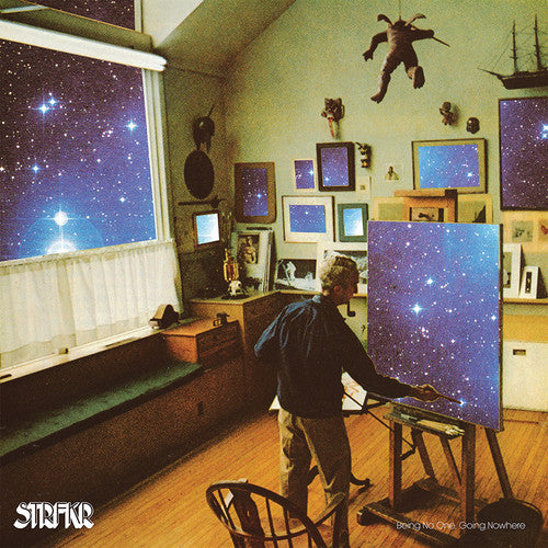 the album cover for Starfucker (STRFKR) - Being No One, Going Nowhere