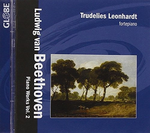 the album cover for Beethoven / Leonhardt - V2: Piano Works