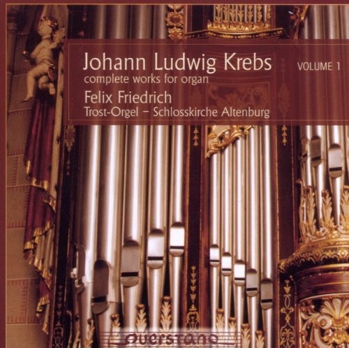the album cover for Krebs / Friedrich - V1: Complete Works for Organ