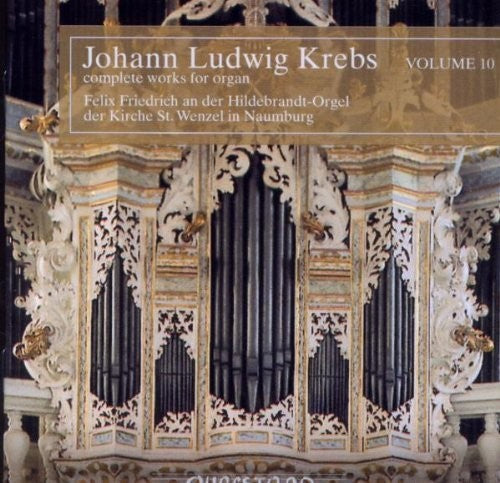 the album cover for Krebs / Felix Friedrich - Complete Works for Organ V: 10